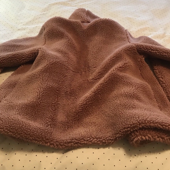ALO Cozy Up Sherpa Jacket ROSEWATER SMALL - Picture 6 of 8